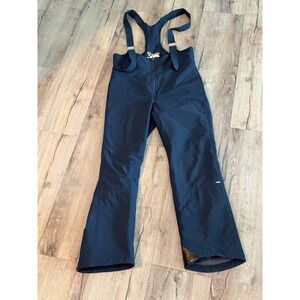Fera Mens‎ Navy Blue Insulated Ski Bib Pants Size L/36L Vintage Winter Snow Gear